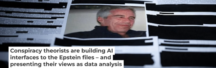 Redacted documents from the Jeffrey Epstein files can fuel conspiracy thinking. Brendan Smialowski via Getty Images
